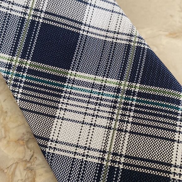 Original Penguin 100% Silk Plaid Tie - Picture 3 of 7